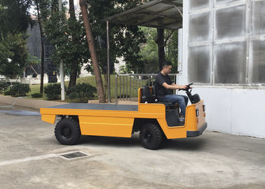 Camion de plate-forme électrique conduit par batterie, camion adapté aux besoins du client de plate-forme de roue de la surface 4