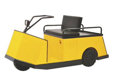 véhicules électriques de remorquage de la capacité 500kg, chariot électrique jaune 24V 210AH